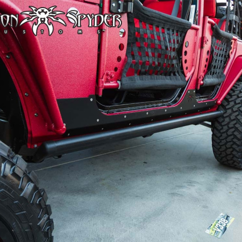 Osłony boczne stalowe POISON SPYDER - Jeep Wrangler JK 4 drzwi